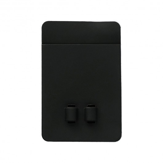 Black Earbud Holder Phone Wallets